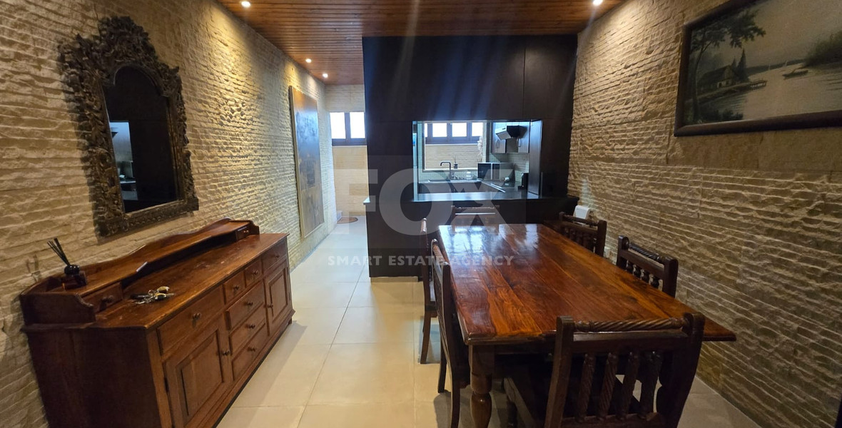 Renovated Two-Bedroom Townhouse with Garden for Rent in Parekklisia Tourist Area – Pool, Tennis, Furnished