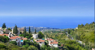 Charming four bedroom Villa in Kamares, Tala with Fireplace and Panoramic Views for sale