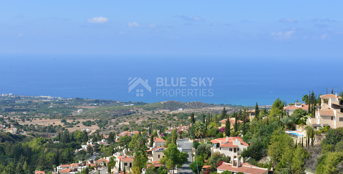 Charming four bedroom Villa in Kamares, Tala with Fireplace and Panoramic Views for sale