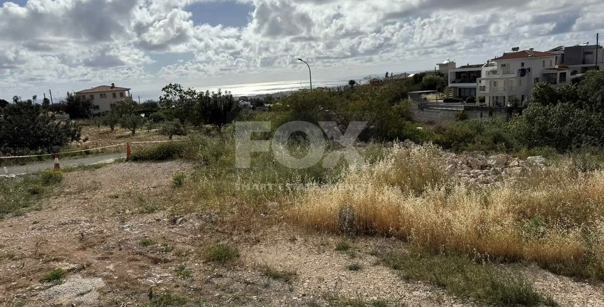 Residential Plot for Sale in Konia, Paphos – Sea Views, Green Area, Prime Location