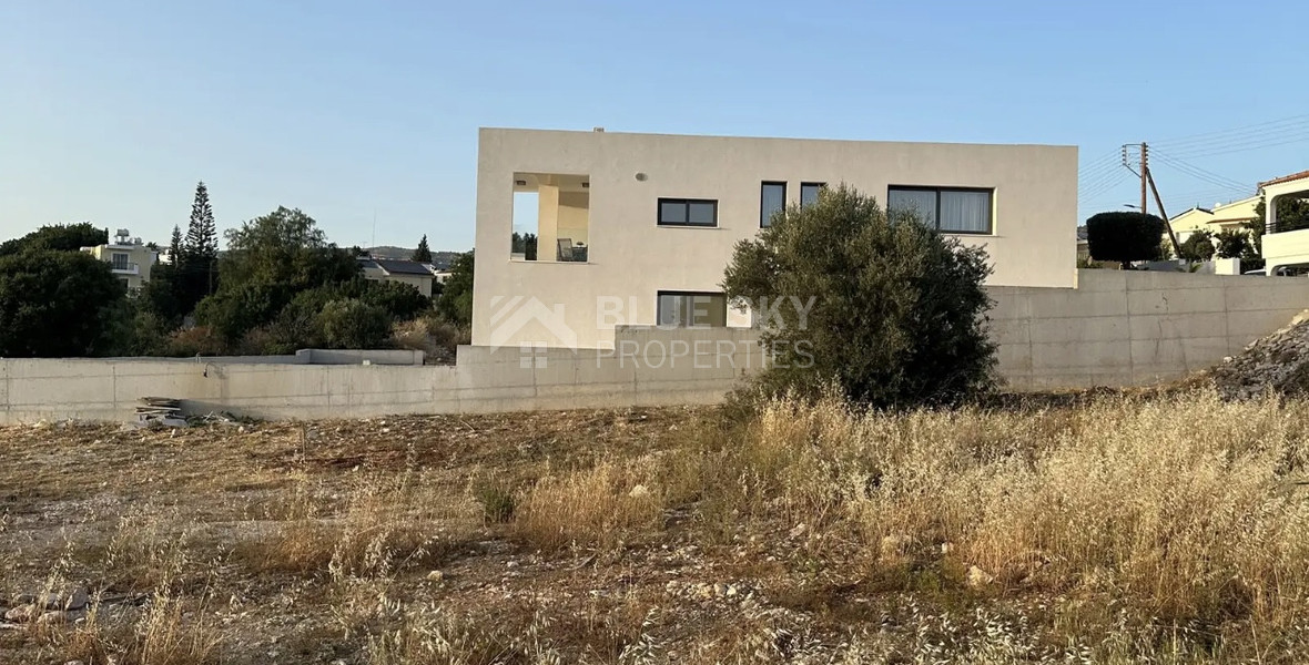 Residential Plot for Sale in Konia, Paphos – Sea Views, Green Area, Prime Location