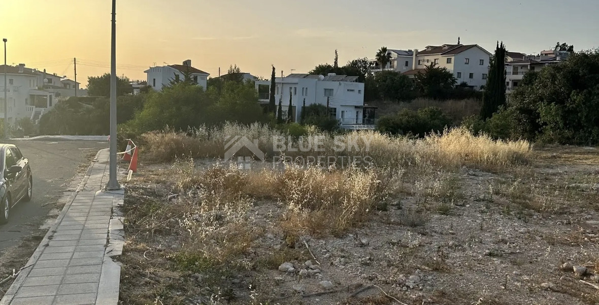 Residential Plot for Sale in Konia, Paphos – Sea Views, Green Area, Prime Location