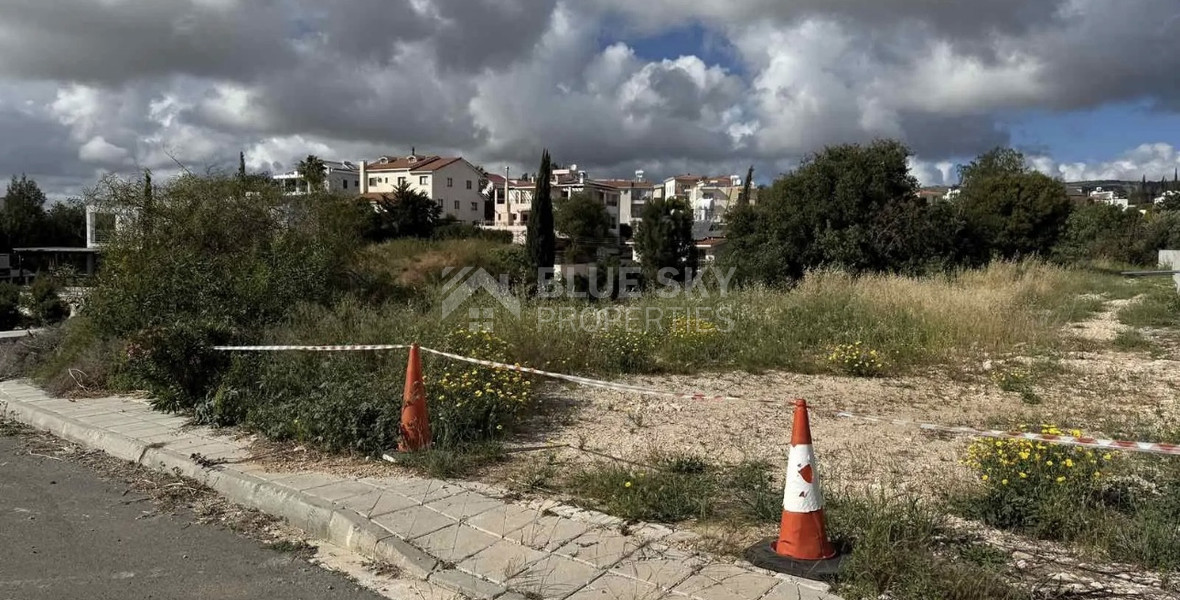 Residential Plot for Sale in Konia, Paphos – Sea Views, Green Area, Prime Location