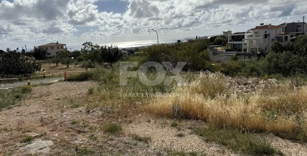 Residential Plot for Sale in Konia, Paphos – Sea Views, Green Area, Prime Location