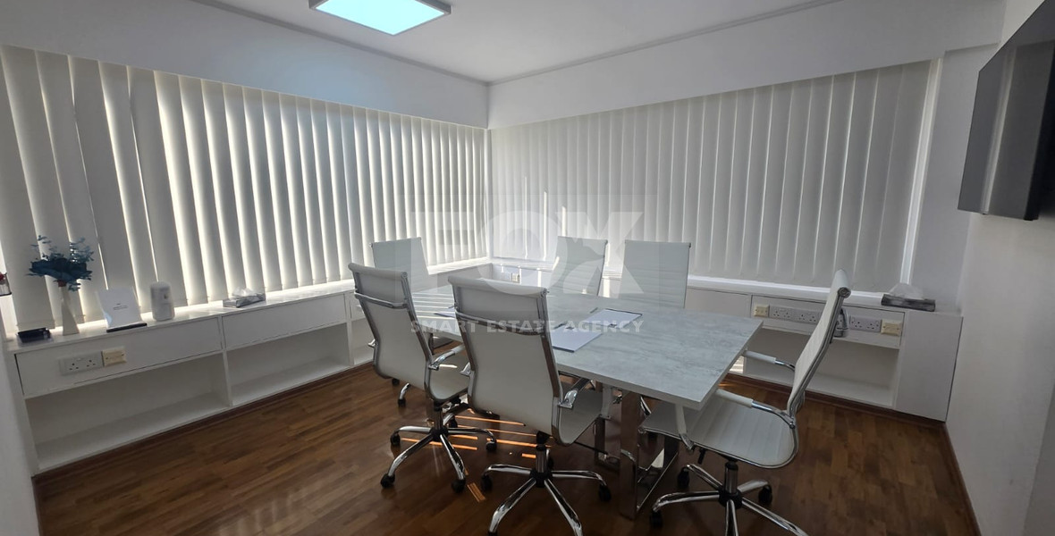 Spacious Office for Rent in Limassol City Centre – 300m from the Beach, Excellent Condition
