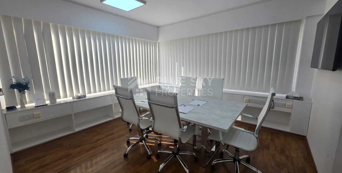 Spacious Office for Rent in Limassol City Centre – 300m from the Beach, Excellent Condition