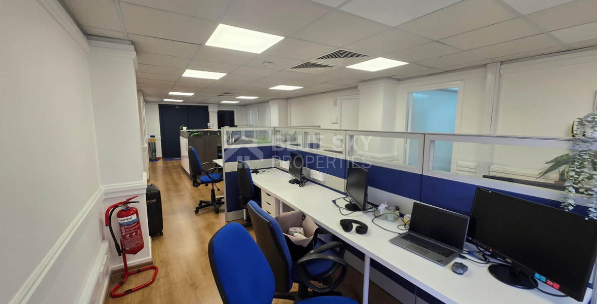 Full-Floor Office Units for Sale in Limassol City Centre – 320m², Prime Location, 7% ROI, Excellent Condition