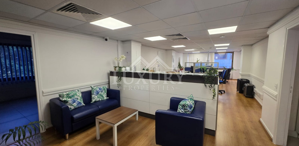 Full-Floor Office Units for Sale in Limassol City Centre – 320m², Prime Location, 7% ROI, Excellent Condition