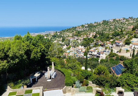 Experience elegant Mediterranean five bedroom living in Tala, Kamares, with exclusive freehold villas, sea views, private pools, and a vibrant lifestyle in scenic Paphos.