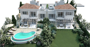 Experience elegant Mediterranean five bedroom living in Tala, Kamares, with exclusive freehold villas, sea views, private pools, and a vibrant lifestyle in scenic Paphos.