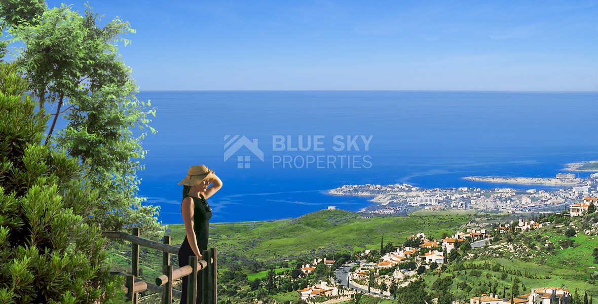 Spacious Four Bedroom Luxury Villa with Stunning Sea and Hill View in Tala , Paphos