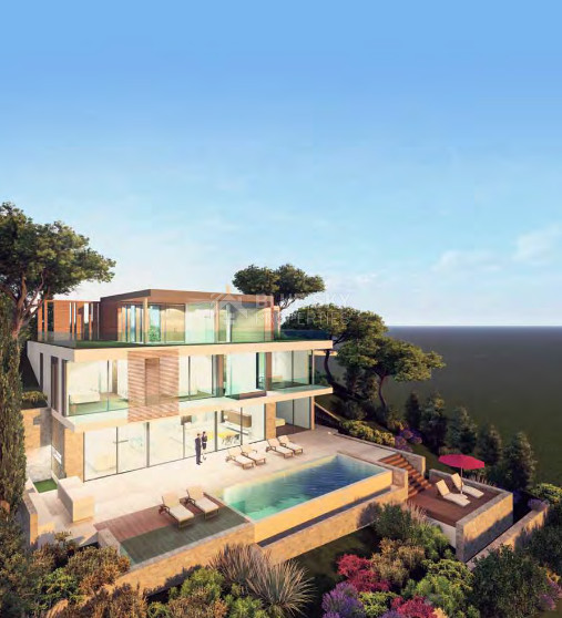 Spacious Four Bedroom Luxury Villa with Stunning Sea and Hill View in Tala , Paphos