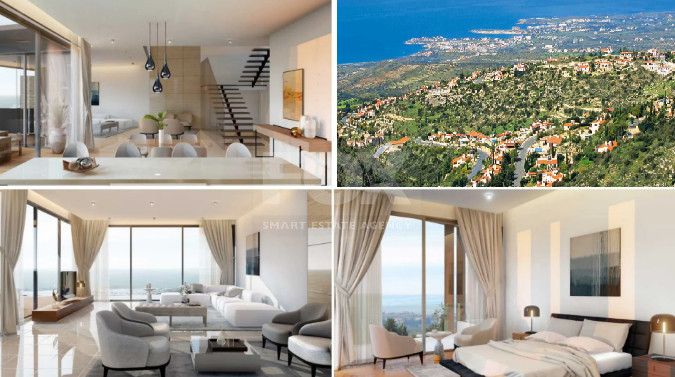 Luxury Freehold four bedroom Villas in Kamares, Tala, Paphos - Private & Scenic Living, for sale