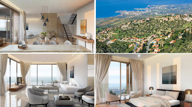 Luxury Freehold four bedroom Villas in Kamares, Tala, Paphos - Private & Scenic Living, for sale