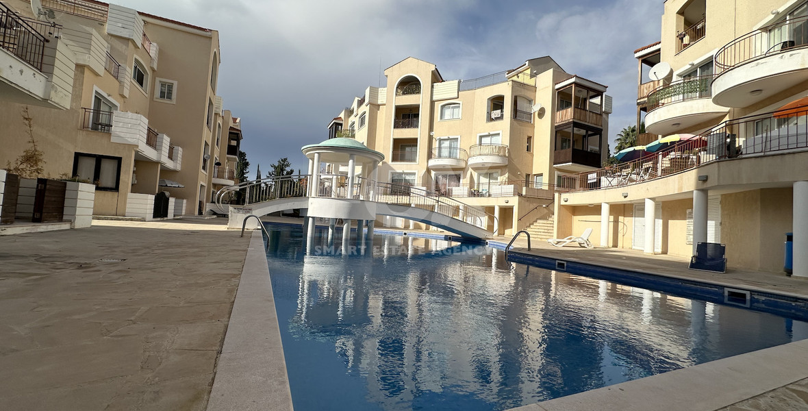 Two -Bed Apartment in Gated Complex with Pools & Roof Terrace | Universal Paphos