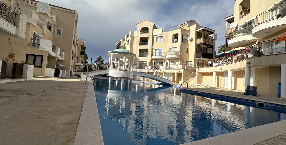 Two -Bed Apartment in Gated Complex with Pools & Roof Terrace | Universal Paphos