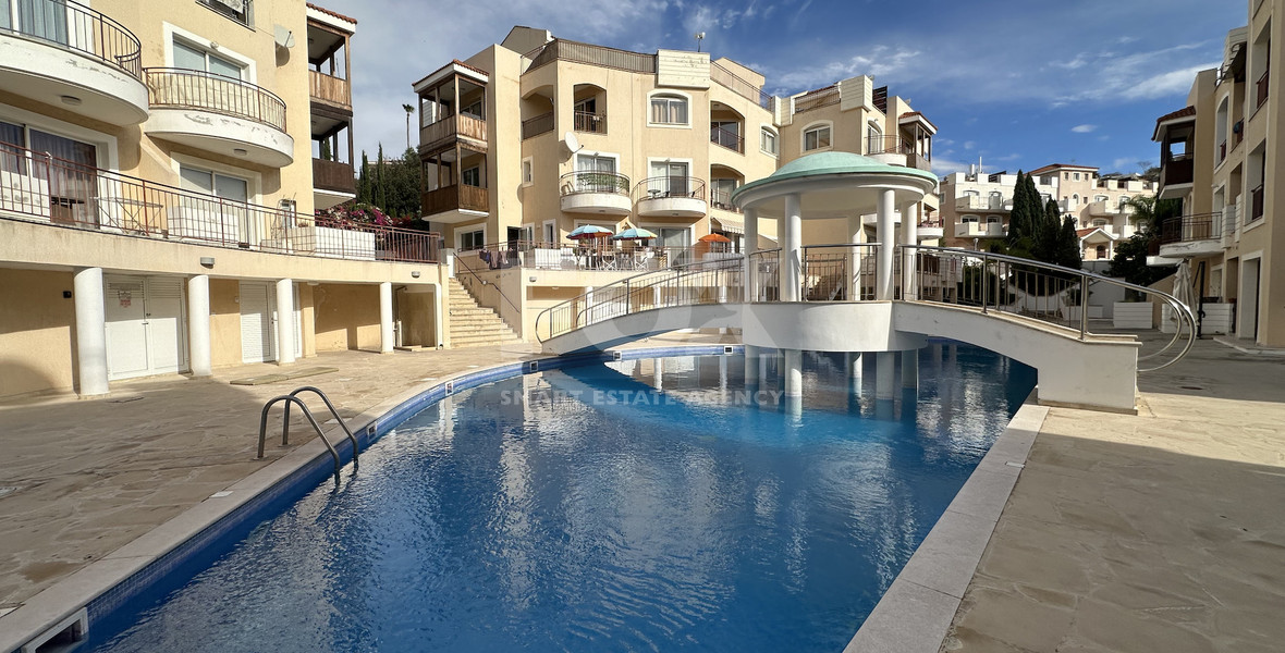 Two -Bed Apartment in Gated Complex with Pools & Roof Terrace | Universal Paphos