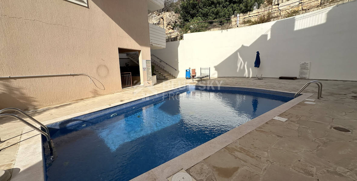 For sale , two Bed Apartment in Gated Complex with Pools & Roof Terrace | Universal Paphos