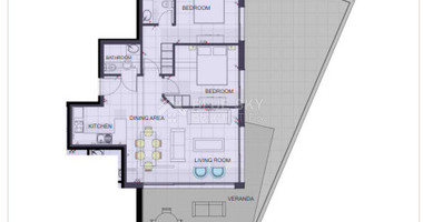 Two bedroom Stylish Coastal Living with  Tennis Court, Clubhouse & Pools in Paphos