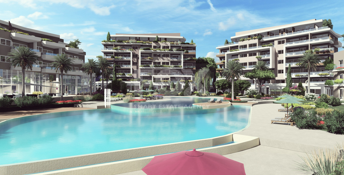 Luxury Mediterranean two bedroom Homes for Sale,  Near the Coast | Contemporary Hilltop Residences with Gardens & Pools