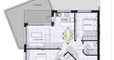 Luxury Mediterranean two bedroom Homes for Sale,  Near the Coast | Contemporary Hilltop Residences with Gardens & Pools