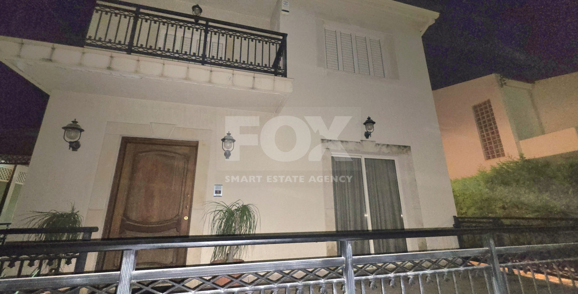 Charming Three Bedroom Detached House with Large Veranda for Rent in Popular Kapsalos Area