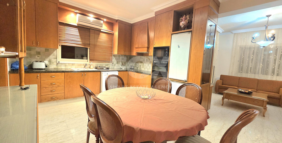 Charming Three Bedroom Detached House with Large Veranda for Rent in Popular Kapsalos Area