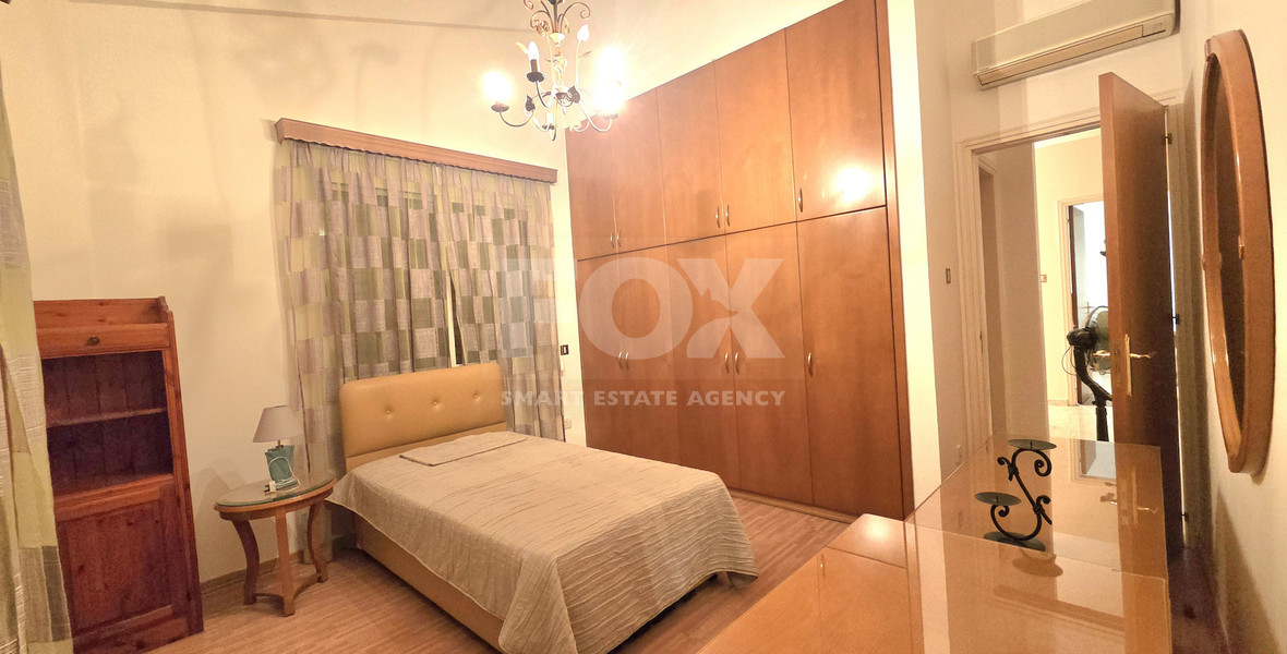 Charming Three Bedroom Detached House with Large Veranda for Rent in Popular Kapsalos Area