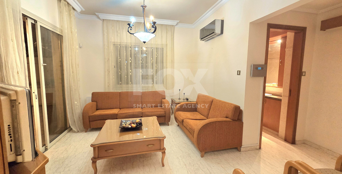 Charming Three Bedroom Detached House with Large Veranda for Rent in Popular Kapsalos Area