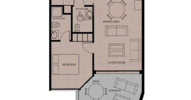 Elegant Mediterranean one Bedroom Apartment Plus Study in Chloraka Coastline area | Modern Hilltop Residence with Beautiful Gardens & Communal Pools