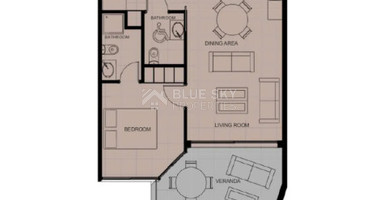 Elegant Mediterranean one Bedroom Apartment Plus Study in Chloraka Coastline area | Modern Hilltop Residence with Beautiful Gardens & Communal Pools