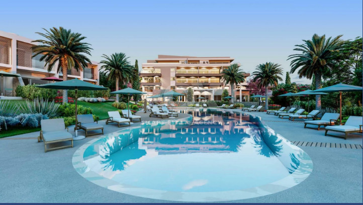 Two Bedroom Hilltop Home in Chloraka | Gated Community with Pools, Tennis & Mediterranean Design Near Paphos Coast