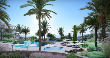 Two Bedroom Hilltop Home in Chloraka | Gated Community with Pools, Tennis & Mediterranean Design Near Paphos Coast