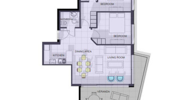 Two Bedroom Coastal Apartment in Chloraka, Paphos | Contemporary Design & Prime Location, for Sale