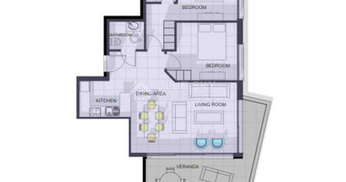 Two Bedroom Coastal Apartment in Chloraka, Paphos | Contemporary Design & Prime Location, for Sale