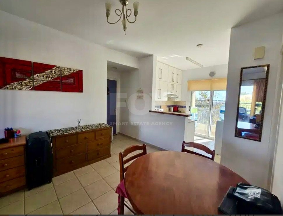 For rent Two-Bedroom Penthouse with Roof Garden & Sea View in Mandria, Paphos
