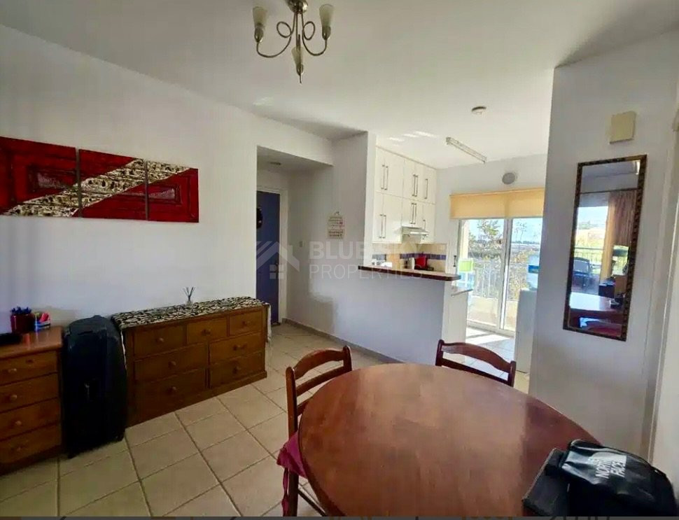 For rent Two-Bedroom Penthouse with Roof Garden & Sea View in Mandria, Paphos