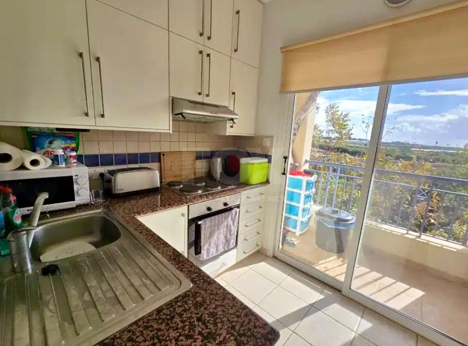 For rent Two-Bedroom Penthouse with Roof Garden & Sea View in Mandria, Paphos