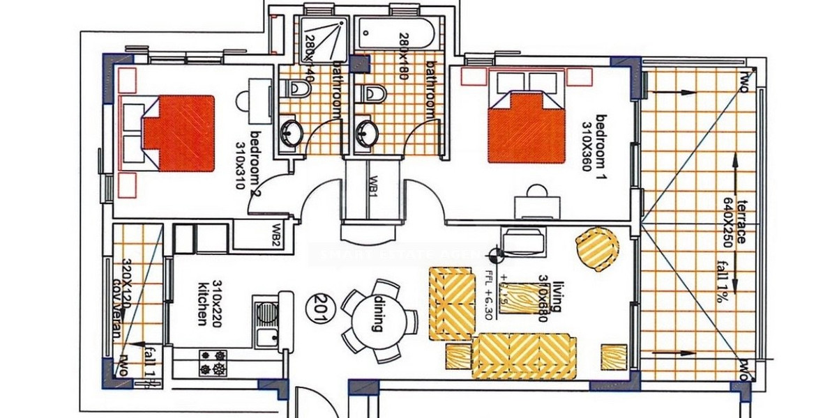 For rent Two-Bedroom Penthouse with Roof Garden & Sea View in Mandria, Paphos