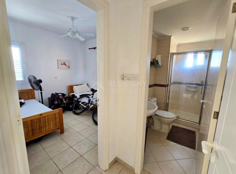For rent Two-Bedroom Penthouse with Roof Garden & Sea View in Mandria, Paphos