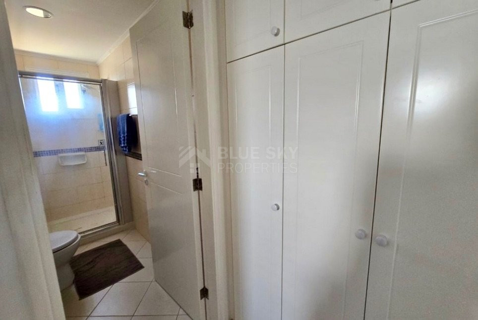 For rent Two-Bedroom Penthouse with Roof Garden & Sea View in Mandria, Paphos