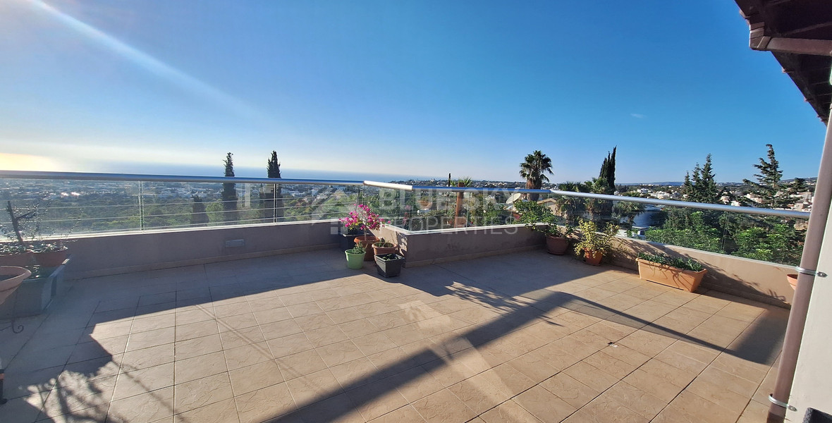 Spacious Three Bedroom Apartment with Sea View Mesa Chorio, Paphos for rent