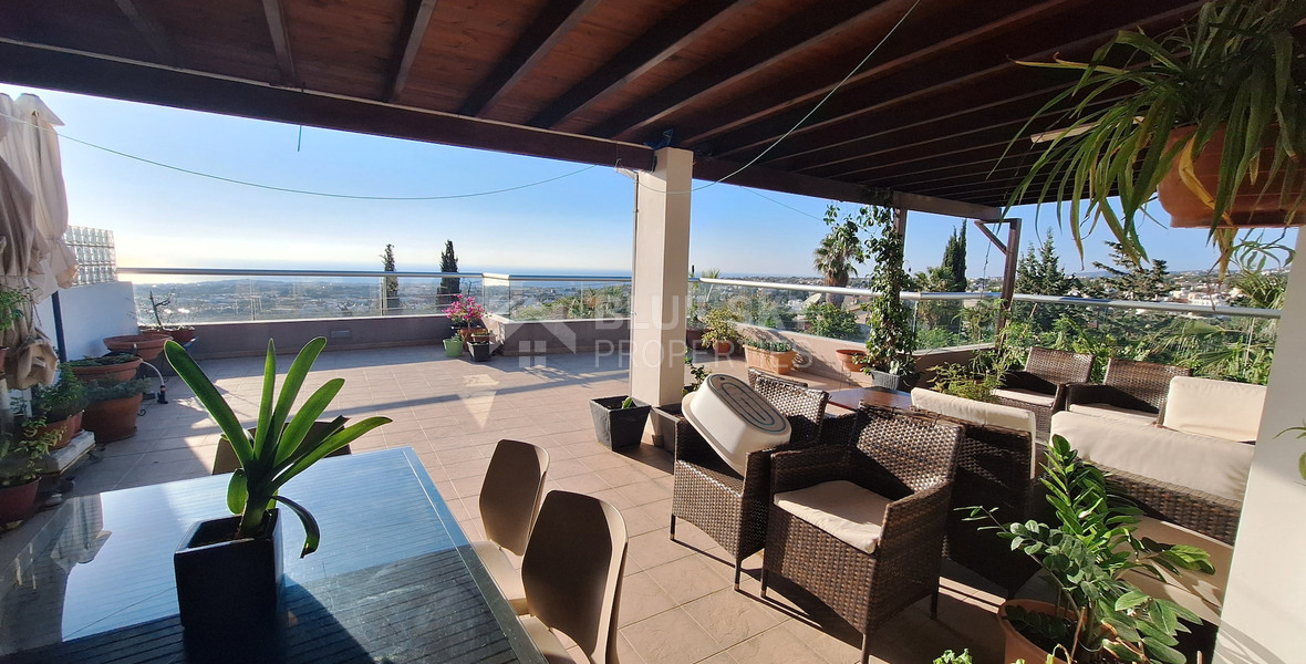 Spacious Three Bedroom Apartment with Sea View Mesa Chorio, Paphos for rent