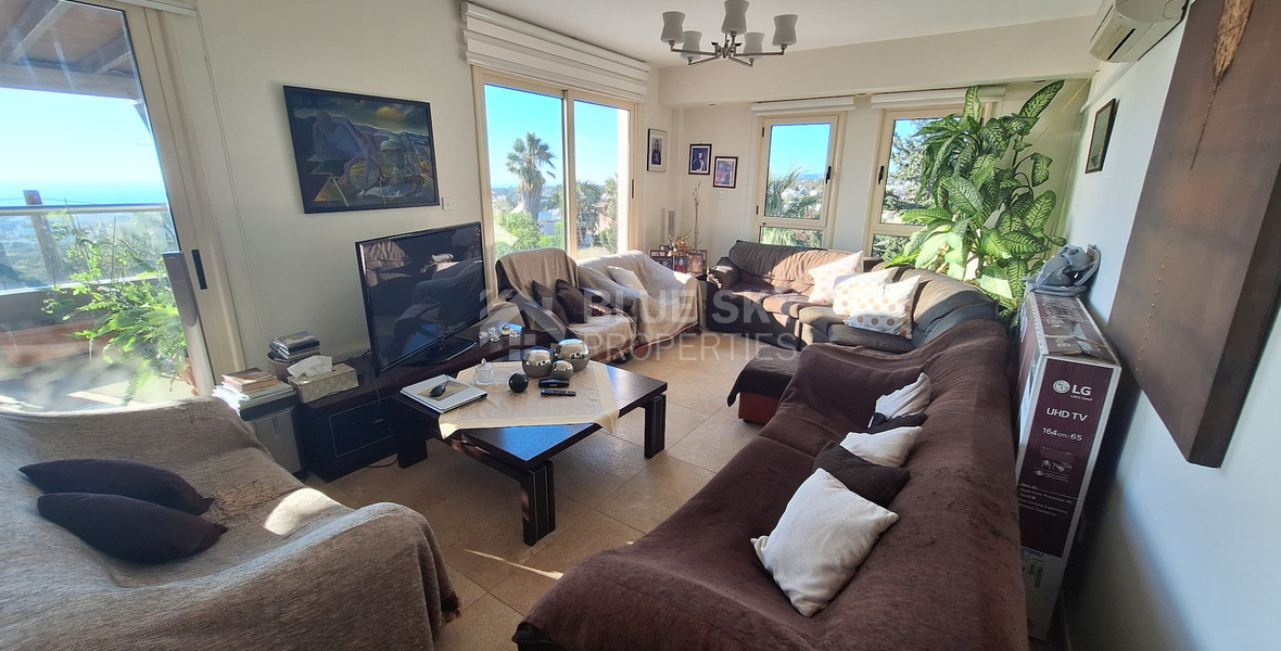 Spacious Three Bedroom Apartment with Sea View Mesa Chorio, Paphos for rent