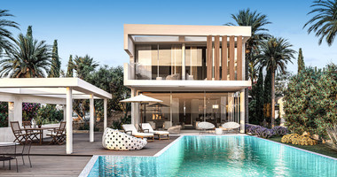 Exclusive five bedroom Beachfront Living in Pafos – Luxury Coastal Homes with Panoramic Views