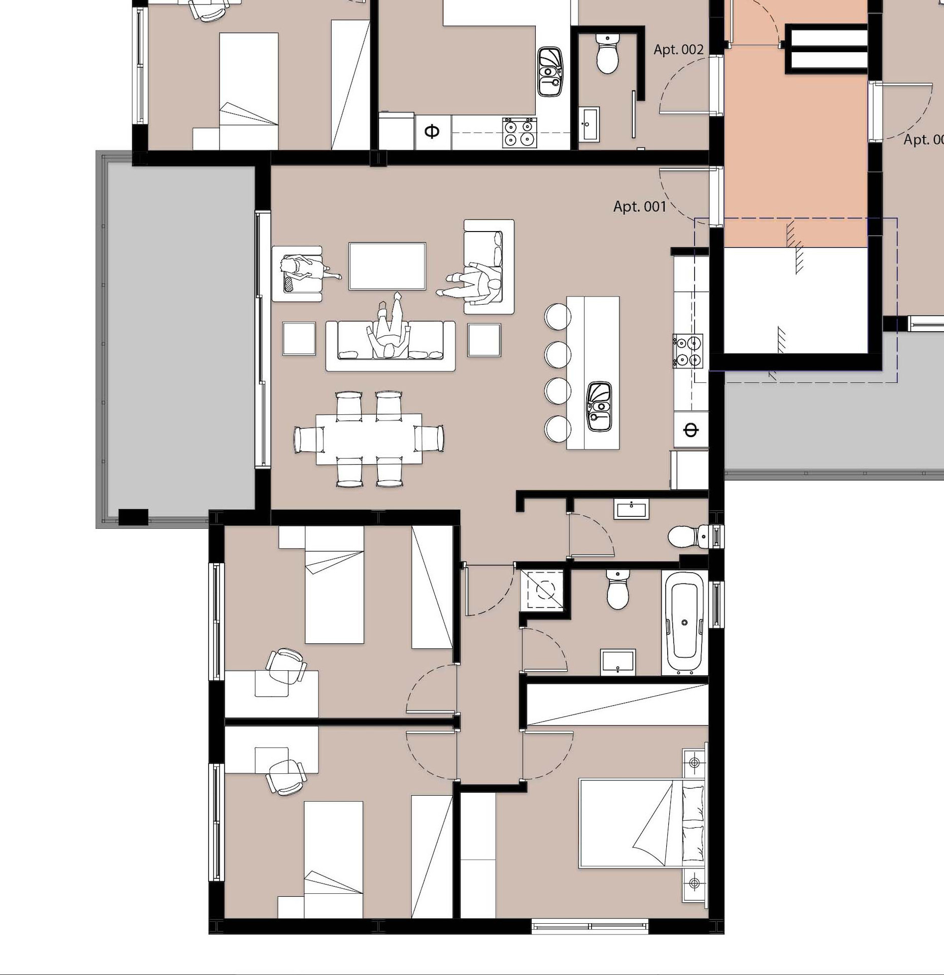 Квартира 3 спальни 127 м² район Лимасол, Кипр