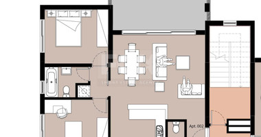 Spacious Two Bedroom Apartment for sale in Panthea Area