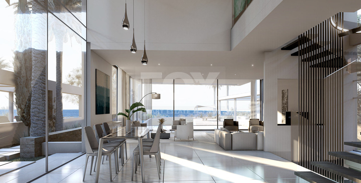 Exclusive Six-Bedroom Beachfront Villas on Peyia Coastline, Paphos – Sophisticated Mediterranean Living