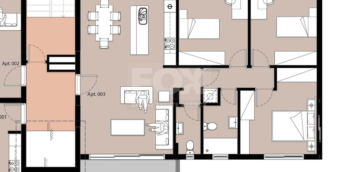 Spacious Three Bedroom Apartment for sale in Panthea Area