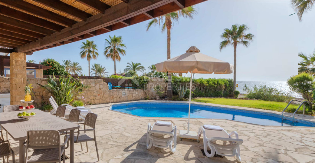 Luxury three Bedroom Seafront Villa in Paphos,  with Private Pool for sale